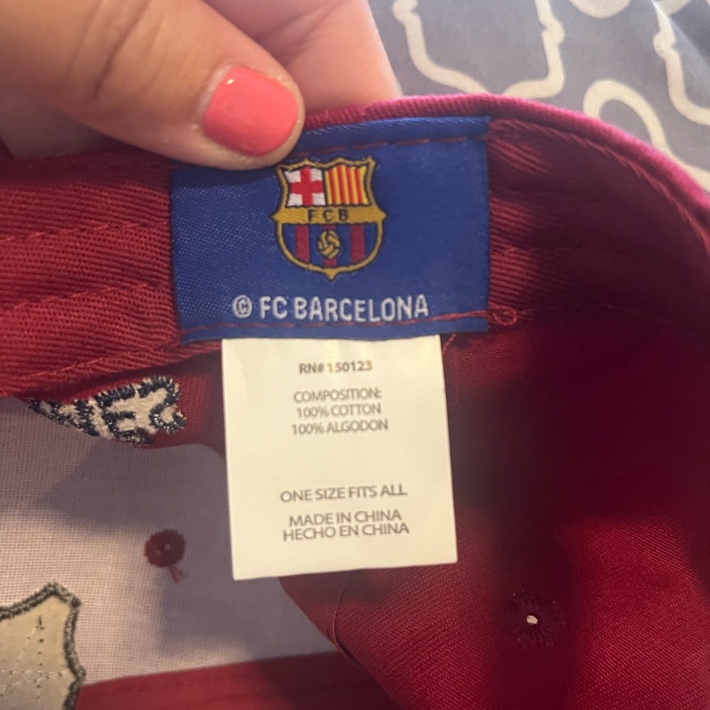FCB Kids Red Cap - Picture 2 of 4